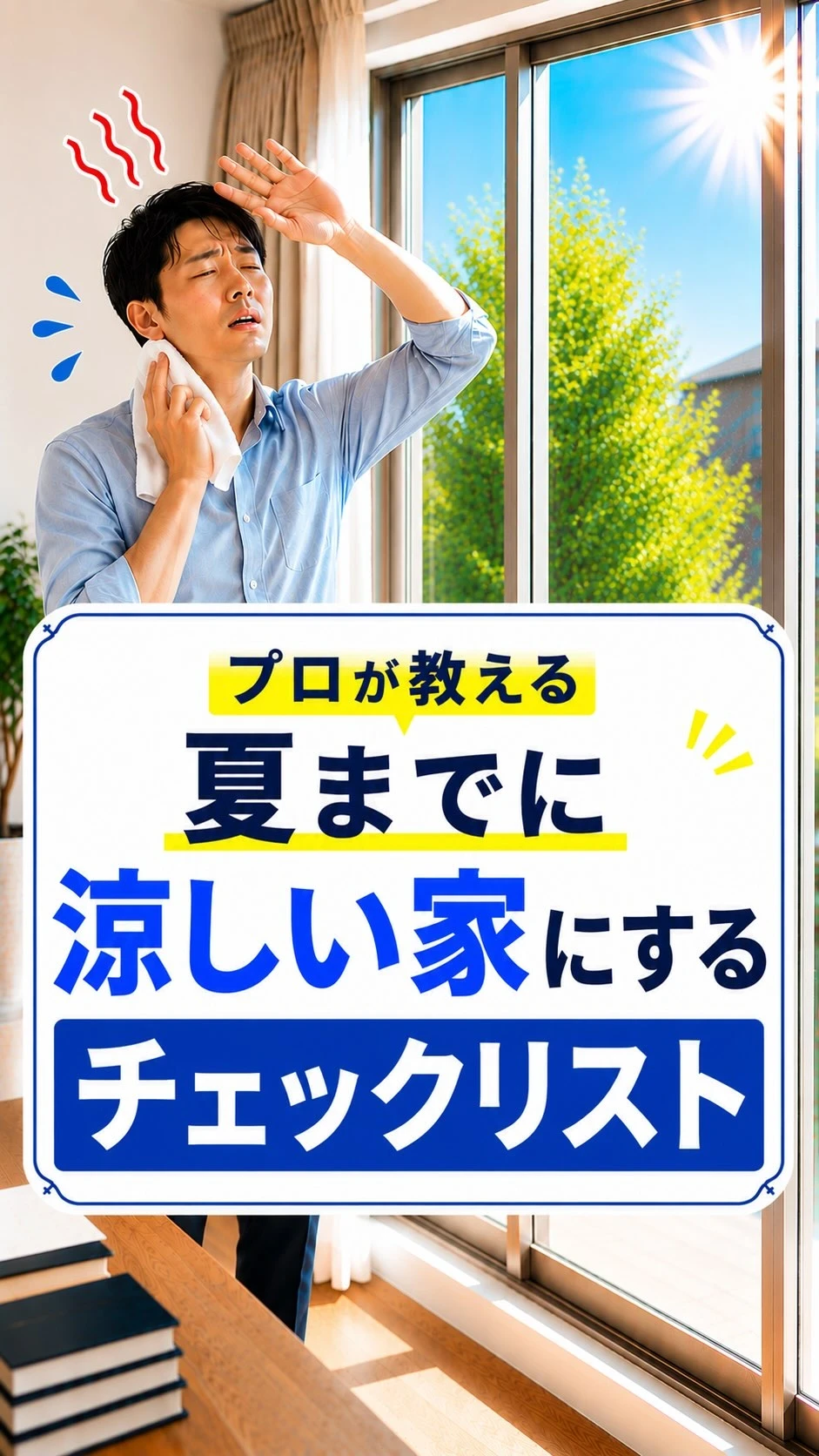 「🌸 今のうちから、夏の冷房効率を上げておきたい」