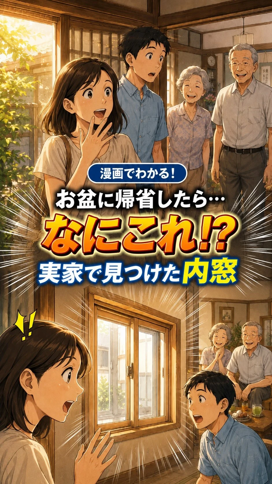 お盆に実家へ帰ったら、