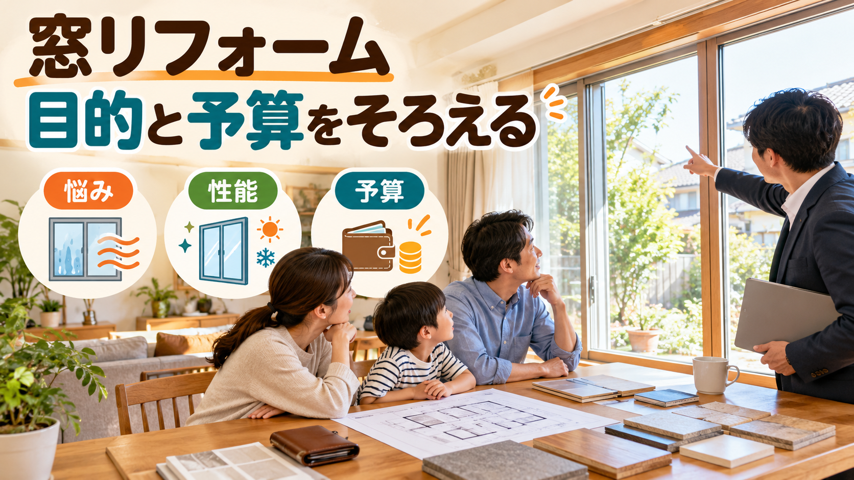 部屋ごとの悩みと窓工法と予算を整理して優先順位を決める相談