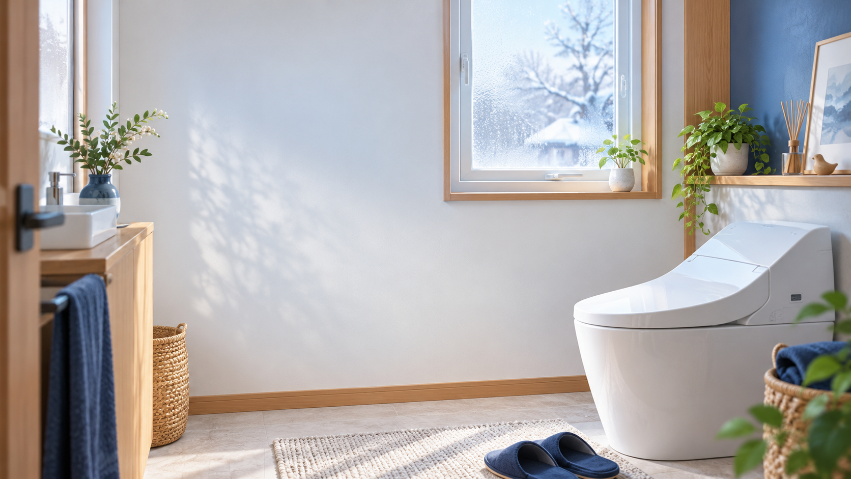 八王子のトイレの小窓が寒いときの内窓・換気・補助金の確認点を紹介するアイキャッチ画像